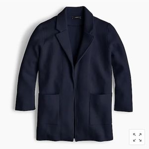 J Crew Sophie Sweater Blazer, XXS - Navy